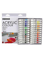 Без бренда «Коробка 24 шт.: Акриловые краски «Две картинки» 24 шт. по 12 мл, проф. пигмент» во Владимире 