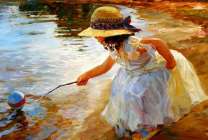 Без бренда «Девочка пытается спасти мяч» во Владимире в интернет-магазине  Без бренда «Девочка пытается спасти мяч» во Владимире