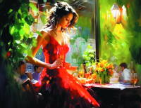 Без бренда «Милая девушка с бокалом шампанского» во Владимире 