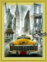 Желтое такси Нью-Йорка