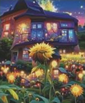Без бренда «Сказочный домик и поле подсолнухов» во Владимире в интернет-магазине  Без бренда «Сказочный домик и поле подсолнухов» во Владимире