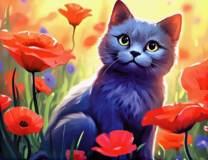 Без бренда «Серый котик и маки» во Владимире 