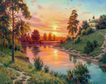 Без бренда «Вид на реку на закате» во Владимире 