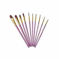 Без бренда «Кисти для рисования набор (10 шт) сиреневые» во Владимире в интернет-магазине Без бренда «Кисти для рисования набор (10 шт) сиреневые» во Владимире