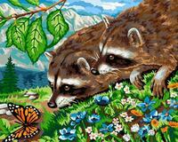 Без бренда «Еноты и бабочка на цветочной поляне» во Владимире 